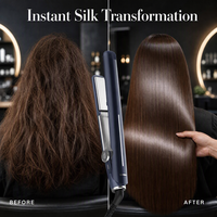 Lisseur à cheveux professionnel en titane 260 ℃   Lisseur numérique à chaleur élevée avec écran LCD et technologie ionique pour salon de coiffure