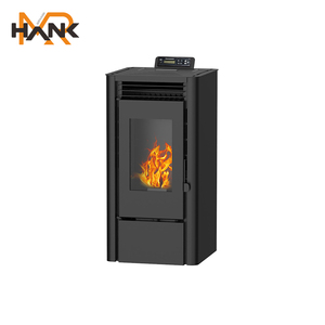 Psc9a 9KW thiết kế hiện đại chèn PELLET bếp giá rẻ thép treo tường lò sưởi lò sưởi gỗ đốt cháy trong nhà sử dụng trang trí - Product Image 4
