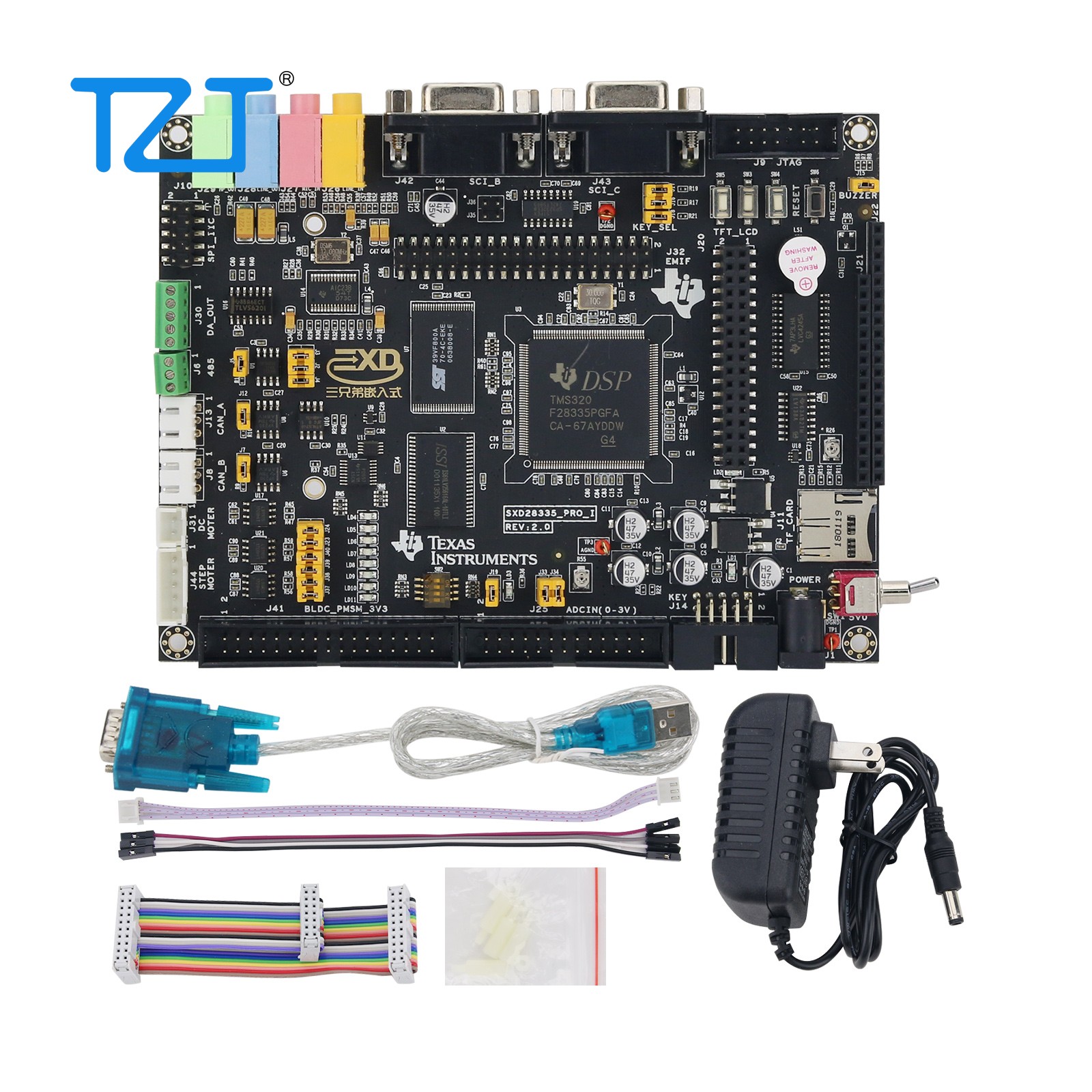 DSP2000 DSP28335 материнская плата DSP28335 TMS320F28335 макетная обучающая плата