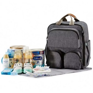 Sac à langer imperméable pour bébé, nouveau style, grande capacité, sac de voyage pour maman, sac d'hôpital, échantillon gratuit - Product Image 6