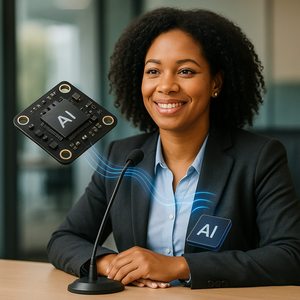 Microphone à suppression de bruit avec IA adaptative, prêt à l'intégration, prise en charge de la personnalisation, pour les conférences - Product Image 2