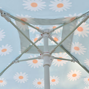 Cabane de plage chic à imprimé marguerite avec rideau latéral - Auvent aéré facile à installer avec poche de rangement pour <span class=keywords><strong>location</strong></span> de plage haut de gamme - Product Image 3