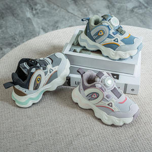 Zapatos de casa para niños pequeños y medianos grandes, zapatillas de deporte para exteriores de microfibra superior para niños, zapatillas de lona con forro de malla para niños - Product Image 6