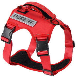 Arnés Ajustable para Perro, Chaleco Reflectante para Mascotas, Arnés Morado Transpirable para Entrenamiento y Paseo con Etiqueta de Identificación - Product Image 4