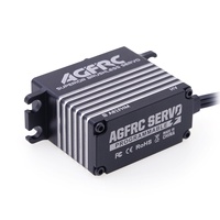 AGFRC Puissant 74KG Couple 0.125sec Engrenages en acier 4 pôles Brushless RC Servo pour 1/8 RC Truck Cars Models