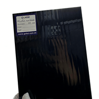 Panneau de toiture solaire en polycarbonate alvéolaire noir anti-UV pour serre, idéal pour les projets de toiture extérieure