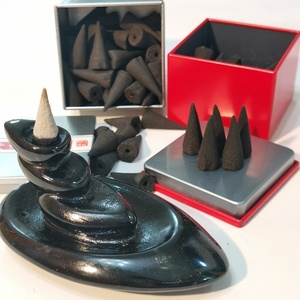 Natural Charcoal Scented <b>Incense</b> <b>Cone</b> with Tin Box Package - Product Image 5