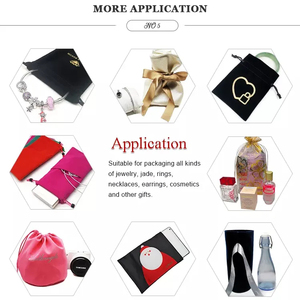 Bolsa de Embalaje de Joyería de Satén al por Mayor, Bolsa de Regalo de Algodón Rosa con Cordón y Logotipo, Bolsa Protectora de Satén - Product Image 6