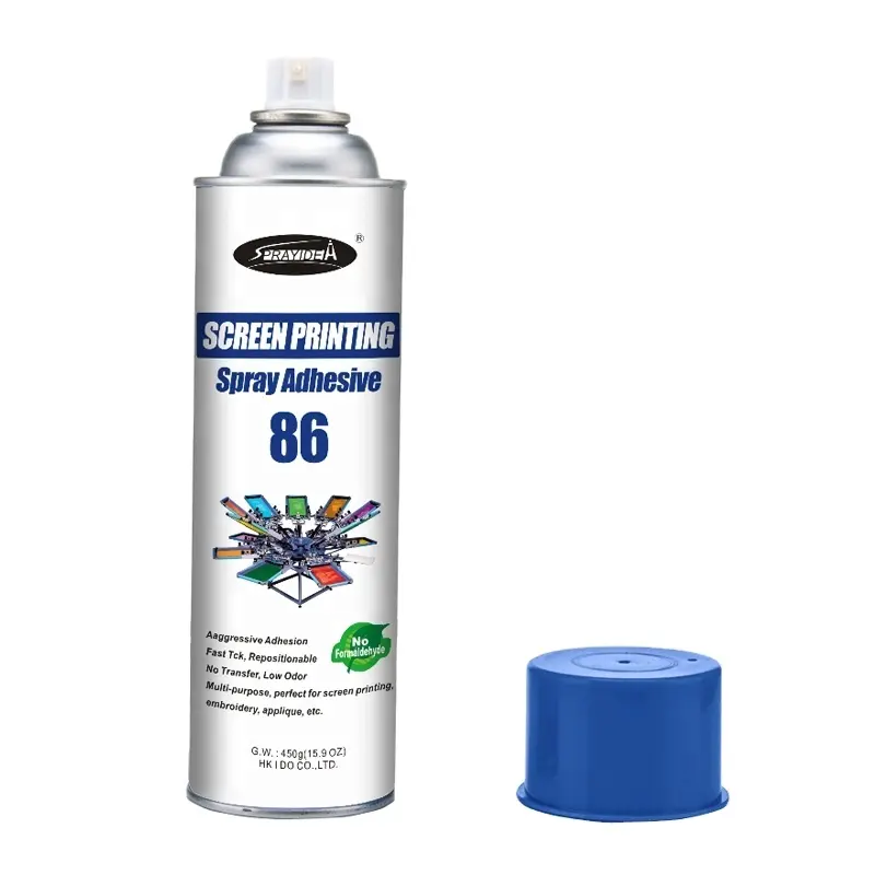 High-End Aerosol SBS serigrafi tutkal Premium yapıştırıcı sprey