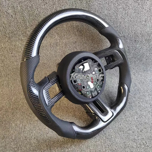 Ventes directes d'usine pour <span class=keywords><strong>2015</strong></span>-2023 <span class=keywords><strong>Ford</strong></span> <span class=keywords><strong>Mustang</strong></span> <span class=keywords><strong>GT</strong></span> Racing Style pour les modèles Sheber Volant en fibre de carbone personnalisé Orange - Product Image 6