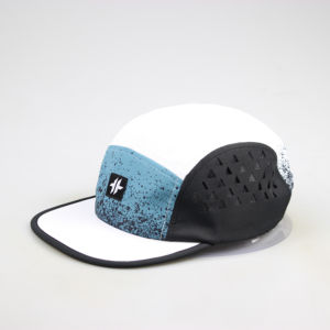 Topi olahraga 5 Panel, topi berkemah 5 Panel, topi hujan, lubang potong Laser untuk kegiatan luar ruangan dengan Tag kustom Logo 100% nilon dewasa pria - Product Image 1