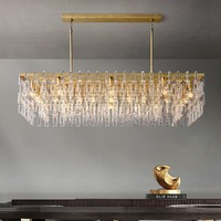 Lámpara de Araña de Cristal LED de Lujo, de Múltiples Niveles, para Techos Altos, Ideal para Bodas, Hoteles y Villas Europeas