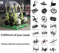 Cultivateur rotatif de puissance agricole diesel professionnel 6hp/machine de charrue rotative/cultivateur de jardin