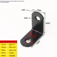 Support d'angle en fer renforcé en forme de L à 90 degrés pour fixation de pieds de table de mobilier, fabriqué en Chine (HEB) – Vente en gros