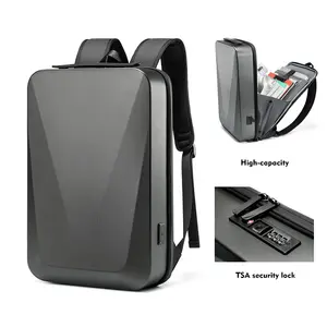 <span class=keywords><strong>Mochila</strong></span> Antirrobo de Carcasa Rígida para Hombre de Fábrica al por Mayor, Morral Escolar para Laptop con USB, Resistente al Agua - Product Image 1