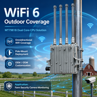 Nouveau routeur industriel 4G 5G, routeur Wifi double bande 802.11ax, CPE extérieur 4G/5G LTE, routeur sans fil avec emplacement pour carte SIM