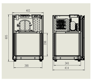 30 لتر ثلاجة صغيرة لمشروب الطاقة من 0 درجة مئوية إلى 10 درجة مئوية مبرد بار صغير - Product Image 4