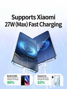 UGREEN สายชาร์จเร็วและซิงค์ข้อมูล USB-A เป็น USB-C 100W สำหรับสมาร์ทโฟน แท็บเล็ต แล็ปท็อป คาร์เพลย์ และฮาร์ดไดรฟ์ภายนอก - Product Image 3