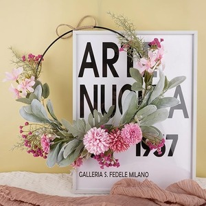 Corona de Rosas Eternas de Lujo, Coronas de Flores Preservadas para Regalo del Día de San Valentín, Decoración para <span class=keywords><strong>el</strong></span> Hogar, Bodas y Fiestas - Product Image 5