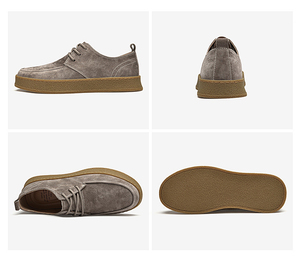 Vente en gros de mocassins de bureau rétro personnalisés faits à la main mocassins décontractés bateau conduite paresseux hommes mode chaussures rétro en daim vache - Product Image 3
