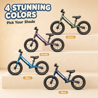 Vélo d'équilibre pour enfants sans pédales, vélo d'apprentissage à deux roues, pour apprendre à rouler, pour les tout-petits, enfants de 2 à 6 ans, vélo d'équilibre pour enfants