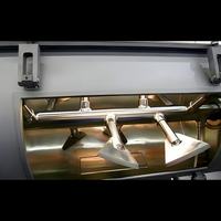 Mélangeur à socs LDH-10 en acier inoxydable personnalisable avec pompe à moteur DC pour le mélange de poudres sèches et de matériaux multi-composants
