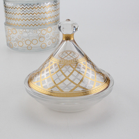 Verre de stockage des aliments Mini Tajine marocain Style arabe Verre Tajine Dates Bol