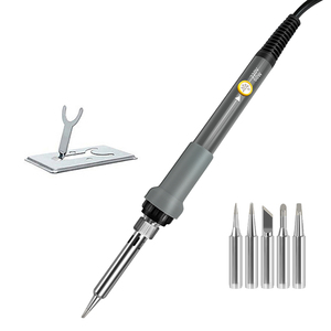 Stylo de fer à <span class=keywords><strong>souder</strong></span> 110V 220V Kit de fer à <span class=keywords><strong>souder</strong></span> électrique à température réglable avec tête de fer à <span class=keywords><strong>souder</strong></span> remplaçable - Product Image 2