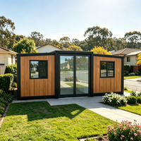 Casa Contenedor Plegable Portátil y Ecológica de 20 pies con 2 Dormitorios y Cocina para Patio Trasero, Tipo Granny Flat, Expandible