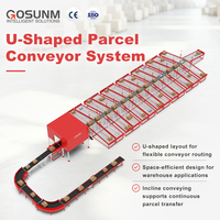 Système de numérisation de codes-barres sur convoyeur avec DWS dynamique et trieuse de colis à 26 sorties pour la logistique