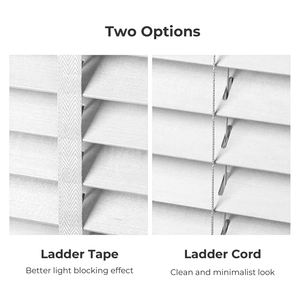 Persianas <span class=keywords><strong>de</strong></span> madera <span class=keywords><strong>de</strong></span> imitación con cable blanco con sistema <span class=keywords><strong>de</strong></span> control <span class=keywords><strong>de</strong></span> cable Cuatro en Uno Persianas <span class=keywords><strong>de</strong></span> madera impermeables <span class=keywords><strong>de</strong></span> aspecto vintage <span class=keywords><strong>de</strong></span> 50mm para dormitorio - Product Image 3