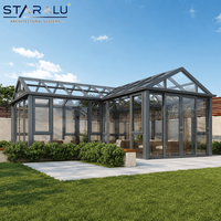 Véranda à toit rétractable avec système coulissant en aluminium pour terrasse extérieure, restaurant, café, adaptée aux conditions météorologiques saisonnières