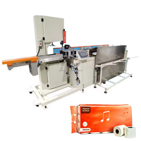 Mesin Pemotong Pita Servo Drive untuk Tisu Dapur, Mesin Gergaji Pita untuk Pabrik, Pemotong Pita Log Jumbo 160mm untuk Konversi Tisu