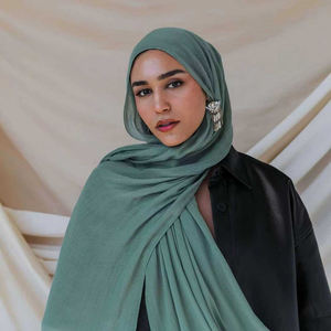 Hiyabs de Algodón, Bambú y Modal Ligeros de Alta Calidad con Gorro Interior a Juego, Marca <span class=keywords><strong>Klay</strong></span>, Pañuelo Cómodo de Alta Gama - Product Image 1