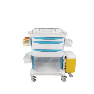 Carrito de Infusión Médico de ABS con 5 Cajones, Carro de Tratamiento por Goteo, para Administración de Medicamentos, Uso Hospitalario - Product Image 5