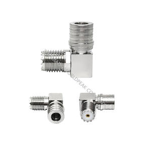 Fabricant RF Câble Connecteur Adaptateur à Angle Droit QMA Mâle <span class=keywords><strong>JACK</strong></span> vers <span class=keywords><strong>MINI</strong></span> UHF Femelle <span class=keywords><strong>Jack</strong></span> Coude Coaxial Adaptateur Convertisseur - Product Image 2