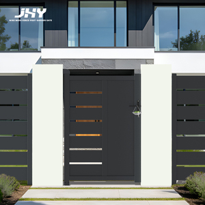Porte extérieure simple battante en aluminium de haute qualité, structure stable, 1x1,<span class=keywords><strong>4m</strong></span> - Product Image 5