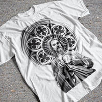 Transferts DTF prêts à poser, étiquettes religieuses Jésus, logo personnalisé, vinyle HTV, plastisol, autocollant de transfert thermique DTF pour t-shirts