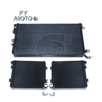 Pour Benz C63 (S) AMG Kit de radiateur Tube et aileron noir