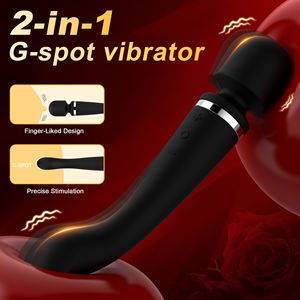 เครื่องนวดแบบแท่งวิเศษ แรงสั่นสะเทือนสูง นวดคลายกล้ามเนื้ออย่างล้ำลึก นวดทั่วร่างกาย นวดคลิตอริส  มอเตอร์เงียบ  วัสดุซิลิโคน ของเล่นผู้ใหญ่ - Product Image 4