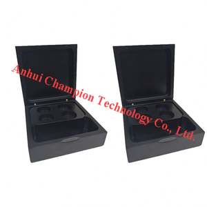 Rustic Coffee Holder 4 Slots <b>Wood</b> Live <b>Edge</b> - Product Image 3