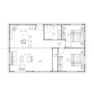 Casa Prefabbricata Modulare Quacent con Installazione Rapida, Ufficio da Giardino <span class=keywords><strong>in</strong></span> SIPs, Mini Casa Prefabbricata <span class=keywords><strong>in</strong></span> <span class=keywords><strong>Vendita</strong></span> - Product Image 5