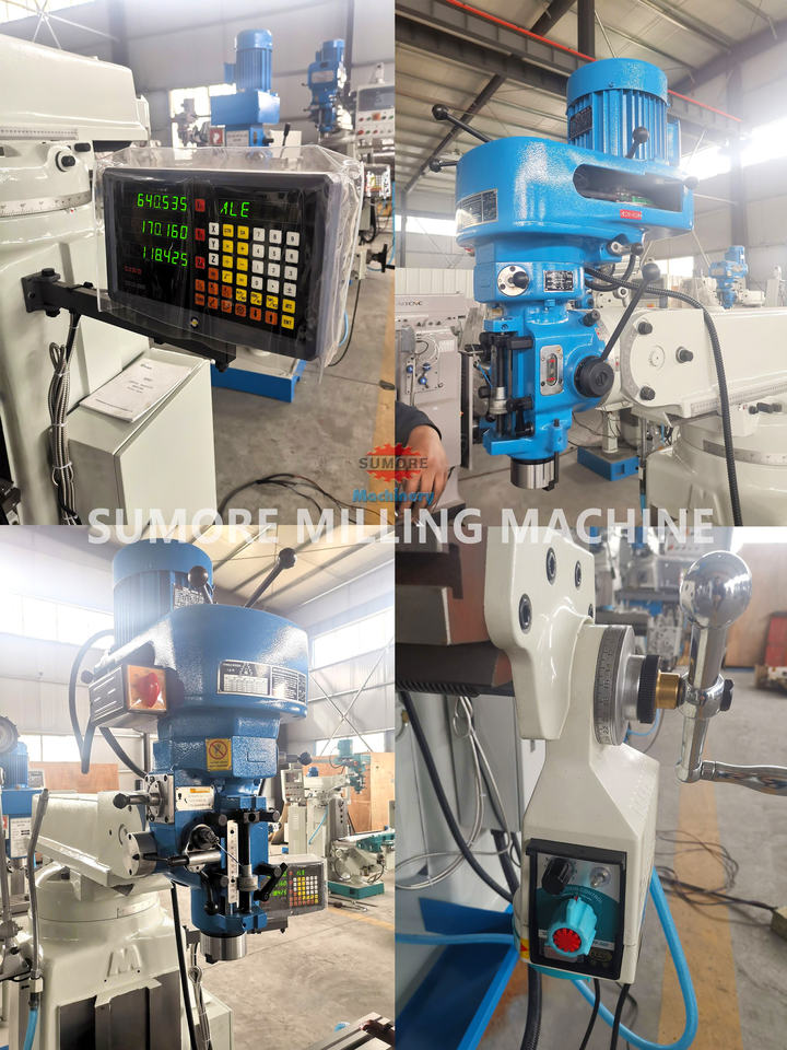 China Factory Sale NT40 Vertical Milling Machine with Core Motor 3.5kw ...