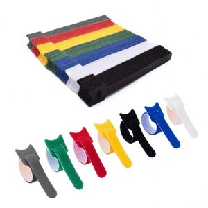 Bridas para Cables Reutilizables Ajustables de Doble Cara Autoadhesivas Ecológicas Resistentes al Calor para Organizar y Gestionar Cables - Product Image 1
