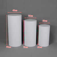 Nouvel Arrivage : Colonne Carrée en Fer pour Scène de Mariage, Support de Présentation Décoratif, Pilier de Route, Présentoir pour Buffet de Desserts de Mariage