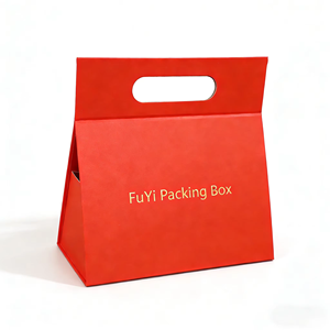 Caja de Regalo Magnética, Diseño Compacto de Almacenamiento, Asa Integrada, Fácil de Plegar, Portátil, Caja de Embalaje de Lujo - Product Image 5