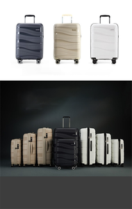 Usine directement prix bon marché voyage chariot bagages PP matériel autre <span class=keywords><strong>valise</strong></span> sacs avec serrure TSA - Product Image 4