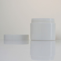 Pot en plastique PP rond blanc personnalisé de 120 g pour crème pour le visage, avec bouchon à vis, pour l'emballage de cosmétiques et de soins de la peau