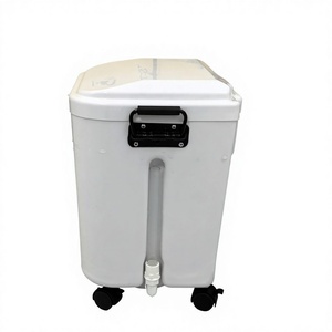 Kisen Nouveau modèle élégant de bac à shampoing portable 18L avec réservoir d'eau usée et chaise intégrée pour salon de coiffure - Product Image 1