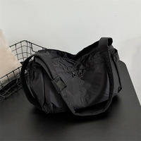 Sac bandoulière unisexe en tissu Oxford polyester ultra-léger, imperméable, grande capacité, fermeture éclair, tendance